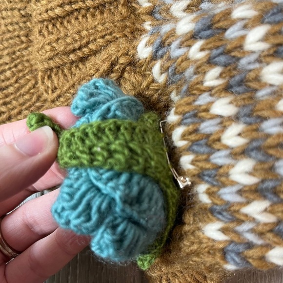 Vintage Erin Knitwear Ireland Wool‎ Knit Hat Cap Beanie Y2K - Picture 6 of 6